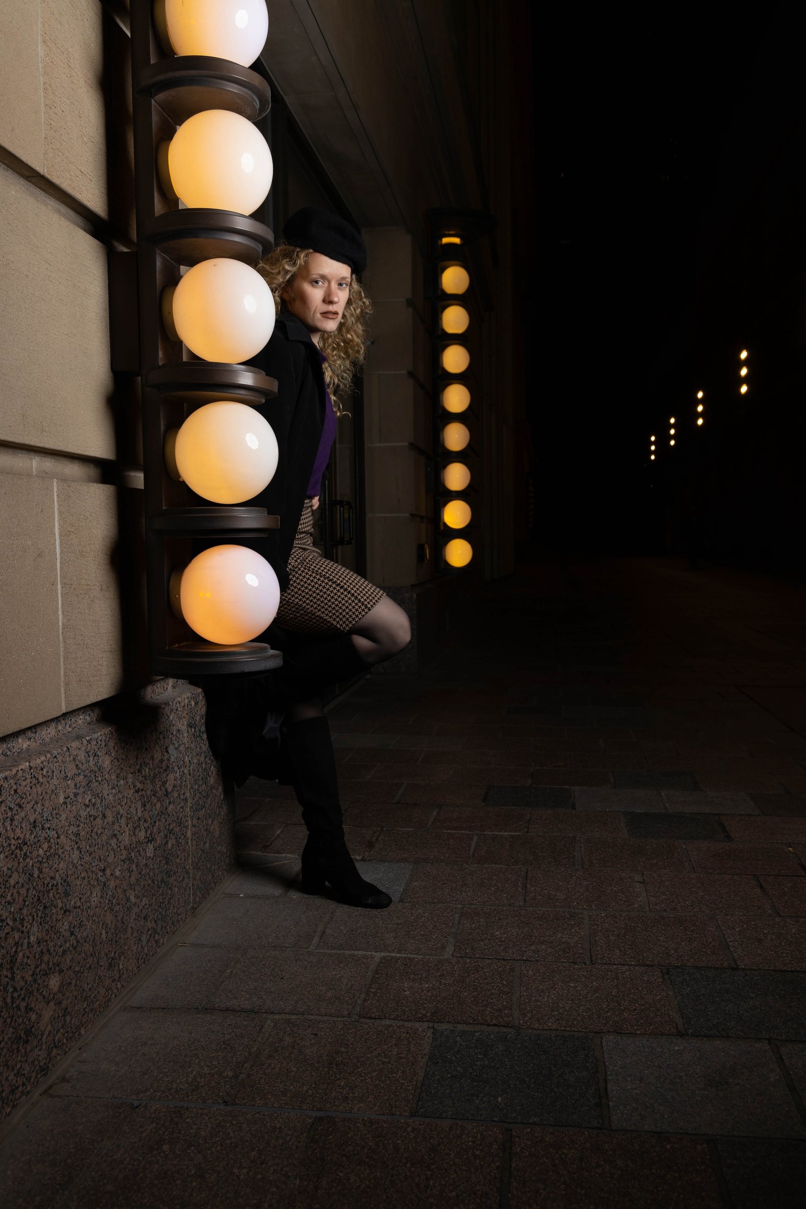 Beret · Globe Lights